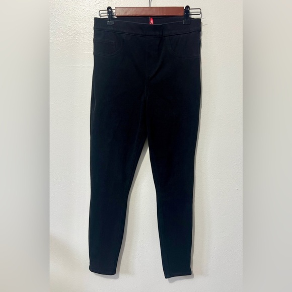SPANX Classic Black Pull-On Knit Skinny Jean Pant - Medium - Picture 3 of 9